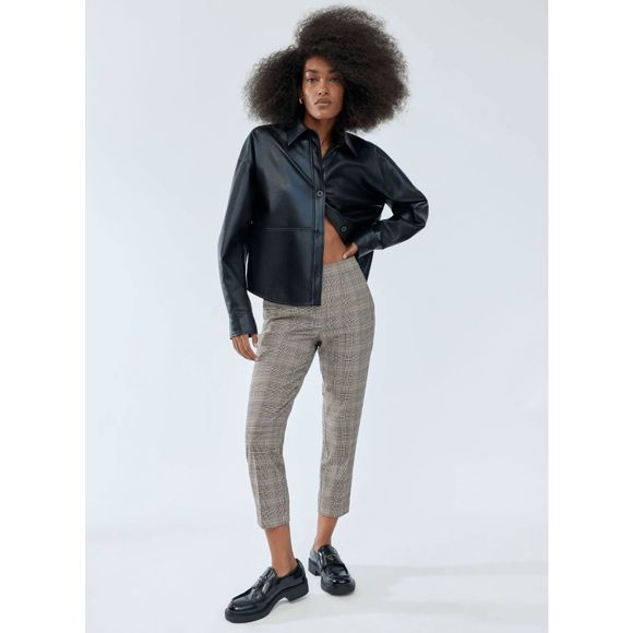 Aritzia Babaton Conan Pant Houndstooth Size 00 - Picture 3 of 10